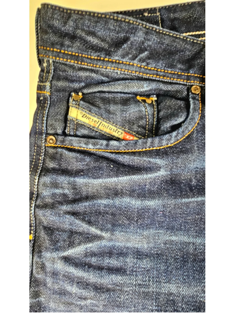 Diesel Larkee Jeans Mens 31x30 Blue Denim Regular Straight 0073N Button Fly